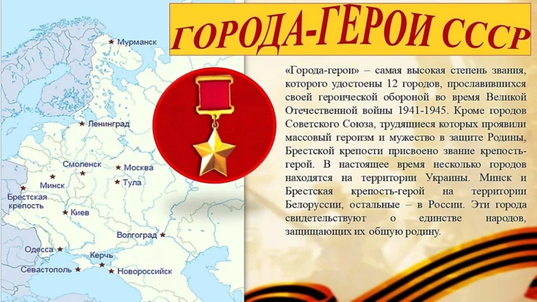 Города-герои ВОВ